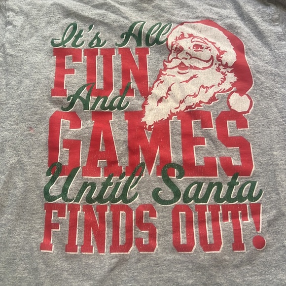 Holiday Christmas Santa Novelty Tshirt size xs - Picture 2 of 4